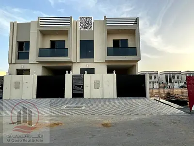 للايجار فيلا بعجمان الحليو 3 غرف ماستر مجلس وصالة وغرفة خدامة وحوش كبير مجهزة بالكهرباء والماء والمكيفات ومجهزة للانتقال الفوري