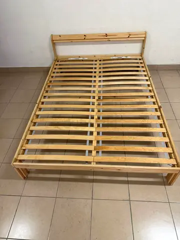 Bed frame, pine, 140x200 cm from IKEA