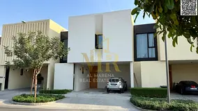 Elegant villa in Al Zorah with a swimming pool and garden – modern design and smart spaces at a sp