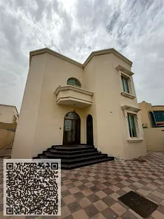 Villa for rent in Al Raqaib, Ajman. Annual rent AED 120,000 (negotiable). Features 5 spacious bedroo