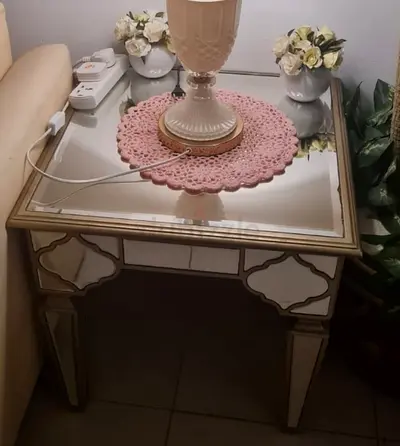 Mirror side table - 2 pcs available