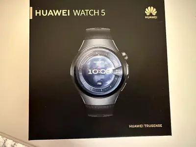Huawei Watch5 46mm Black Cellular used in excellent condition 950 Dhs.