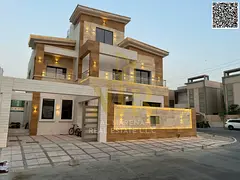 Luxury villa for sale in Al Yasmin, elegant design featuring 6 spacious bedrooms and ultra-luxurious