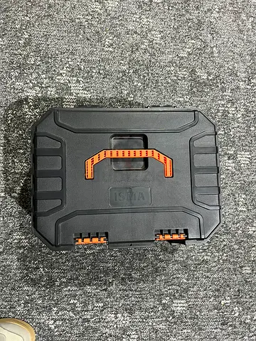 Compact tool kit in hard plastic case - gently used