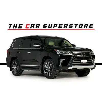 Lexus LX570-GCC-1 Owner-7 Seats-Al Futtaim Full Service History-Pearl Black Exterior Color
