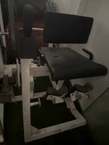 Used multi-function leg curl / extension and abdominal bench - fair condition