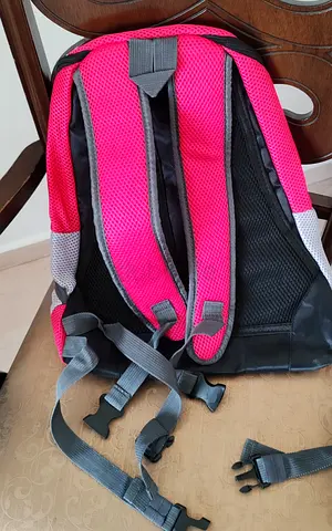 Pink and Black Lightweight Backpack — Good Condition