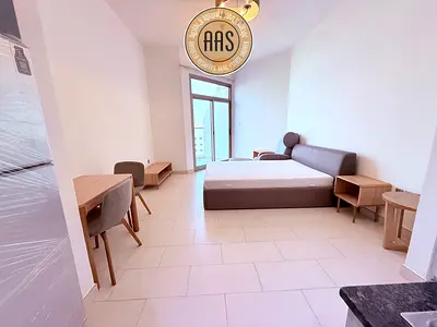Chiller free Spacious studio with fully furnished in al furjan Dubai