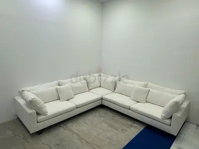 Excellent condition west elm corner sofa