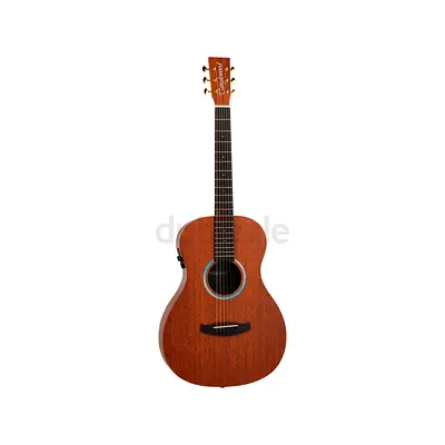 Tanglewood TE8EBL Elemental Series Electro-Acoustic Guitar Solid Mahogany Parlour Body – Natural Sat