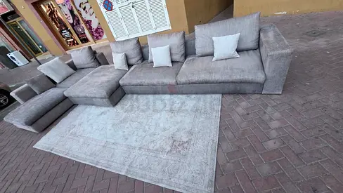 Saba Italian Ananta ushape feather filled sofa Excellent Condition