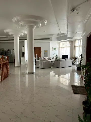 Spacious master bedroom in a villa center Dubai