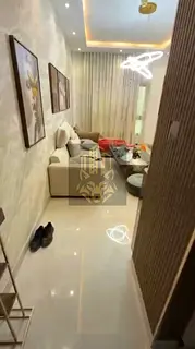 Furnished 2BR apartment for rent in Emirates City Ajman, open view, B5 tower apt 411, on MBZ Road, A