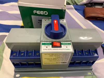 FEED Manual Changeover Transfer Switch - 3 Phase Panel Mount (Like New)