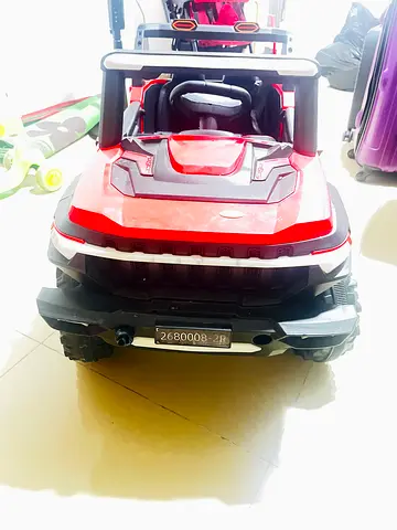 Red Electric Ride-On Toy Car for Kids — Good Working Condition