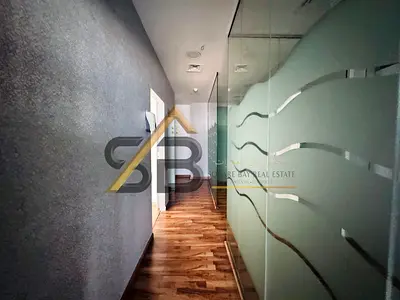 Spacious Semi-Fitted Office with Glass Partitions | A/C Included