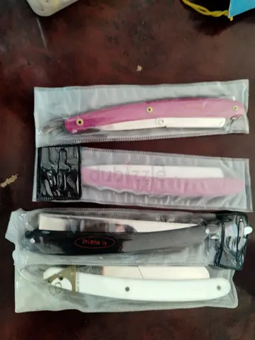 4 New Folding Straight Razors (Barber/Shaving) - Sealed