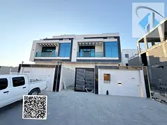 Ready-to-move-in villa with air conditioning, water, and electricity in Al Yasmin, directly behind t