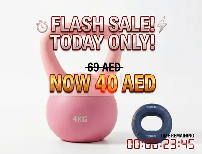 4kg Pink Kettlebell — Light Weight for Home Workouts