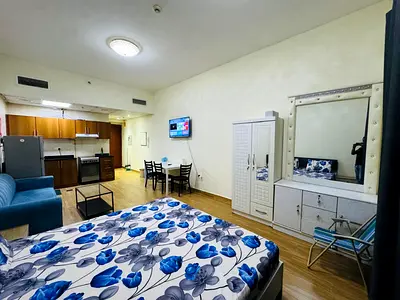 GYM, POOL, PARKING @ WELL FURNISHED STUDIO !!!
