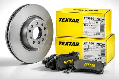 Bentley Bentayga  Audi Brake Pads TEXTAR + New Brake Disc Rotor