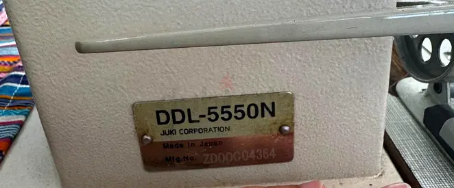 Juki DDL-5550N industrial sewing machine - used, working