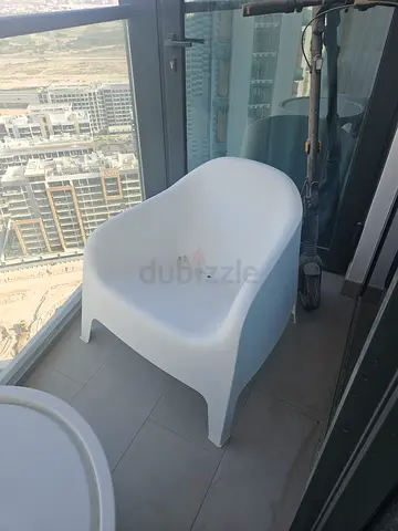 Balcony chairs and table