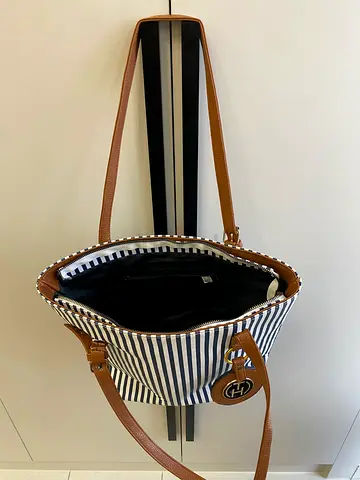 Tommy Hilfiger Striped Tote Bag - perfect condition