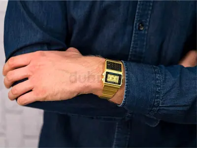 Classic Retro Gold Digital Wristwatch - Casio in original package