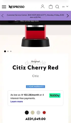 Nespresso - CitiZ - Coffee Machine