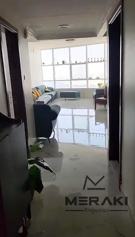 غرفتين اورينت اطلالة خور كاملة مع باركن