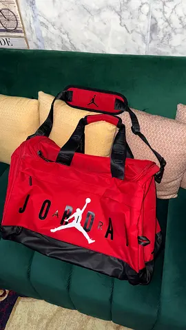 Red Air Jordan duffel/gym bag
