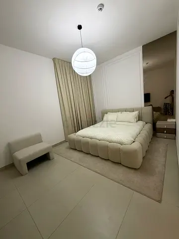 Bed 180 200 and curtains