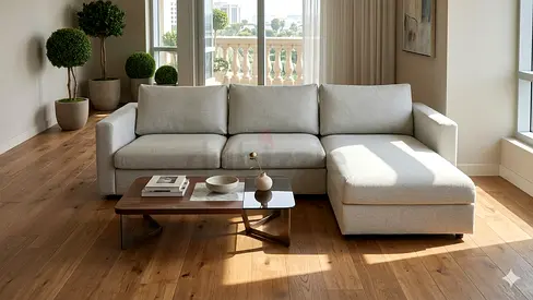Ikea vimle L shape sofa bed with mattress