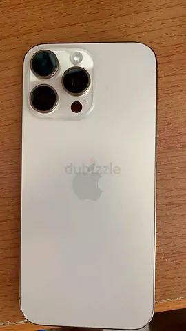 Apple iPhone 16 pro max desert titanium) - Good Working Condition, Rear View