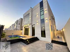 Luxury villa with private pool - prime location next to the services area in Ajman. Registration fee