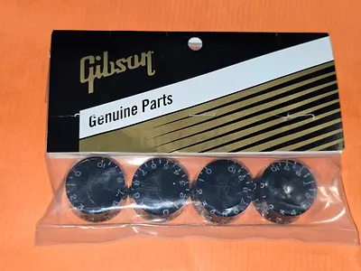 Gibson Les Paul Electric Guitar knobs - Black, unused