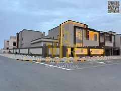 Two-story villa with all-inclusive price (electricity, water, and air conditioning) in one of Ajman&