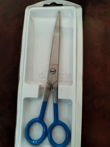 New Long-Blade Scissors with Blue Handles (in packaging)