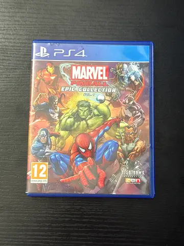 PS4 Marvel Game - Marvel pinball epic collection vol.1 (super rare video game) (PS4 case)