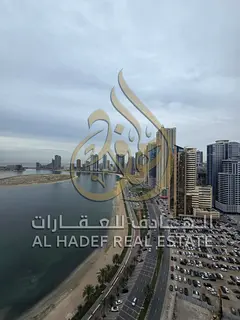 1BHK Sea View Apartment in Al Khan – Balcony, Luxury Finishing, Gym, Pool &amp; Free Parking