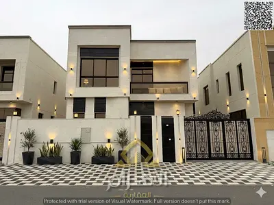 With only a 10% down payment | Own a luxury villa in Al Yasmin, Ajman | 5 master bedrooms, first occupancy, with central air conditioning | Competitiv