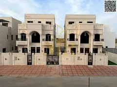 Luxury classic villa for sale in Al Bahia. Elegant design and ideal spaces. Price includes registrat