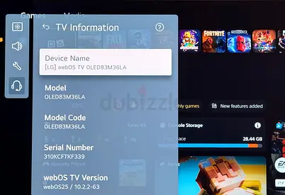 LG 83-inch M3 Series Evo OLED Smart TV (2023) - Used, Excellent Condition