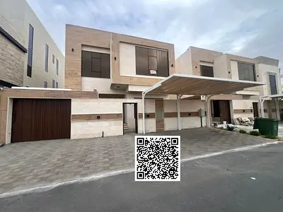 For those with discerning taste... A modern villa for sale in Al Zahia, Ajman, including electricity and central air conditioning, with "super deluxe"
