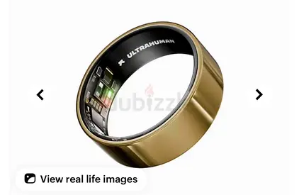 ULTRAHUMAN AIR ring Bionic Gold size 8 [with subscription until March 2027]
