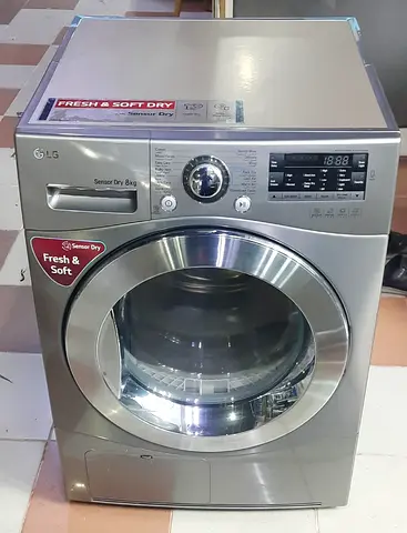 LG Brand Latest New Model Sensor Dryer 8kg Digital Touch Display  With inside LED Lights  Same Like