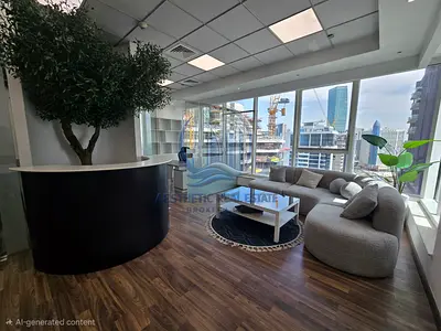 Prime Office for Sale | Furnished & Partitioned | Business Bay