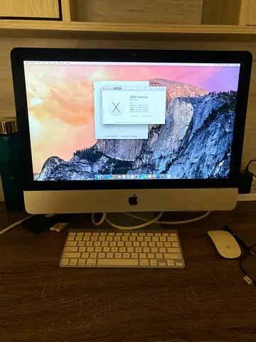 Apple iMac all-in-one desktop with keyboard and mouse — working condition with box