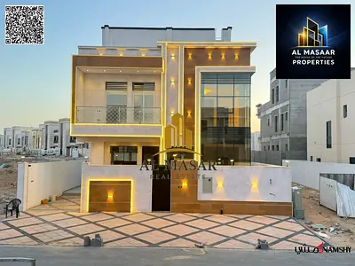 فيلا مودرن طابقين وروف تكيف مركزي تملك حر السعر شامل المكيفات ورسوم التسجيل